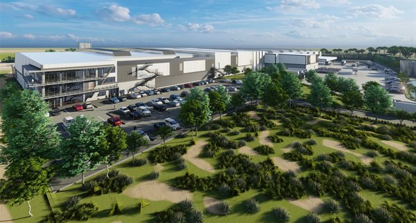 Lanseria production plant rendering