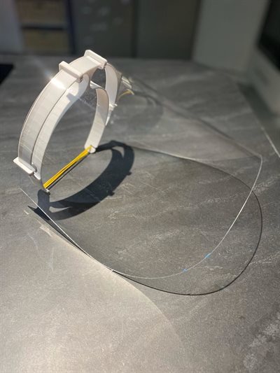 NWU engineers are manufacturing these face shields by making use of 3D printing technology.