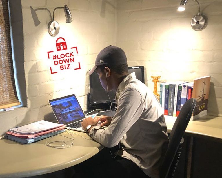 Sibs Gift Qetu-Yates is well equipped for working remotely.