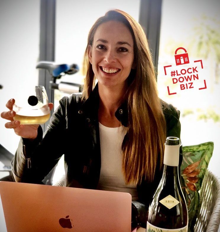 Sarette van den Heever, co-founder of Wijn, continues to work from home during lockdown.