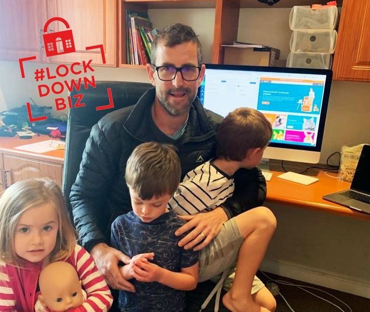 Nick de Wit juggles family life and Zuki during the nationwide lockdown.