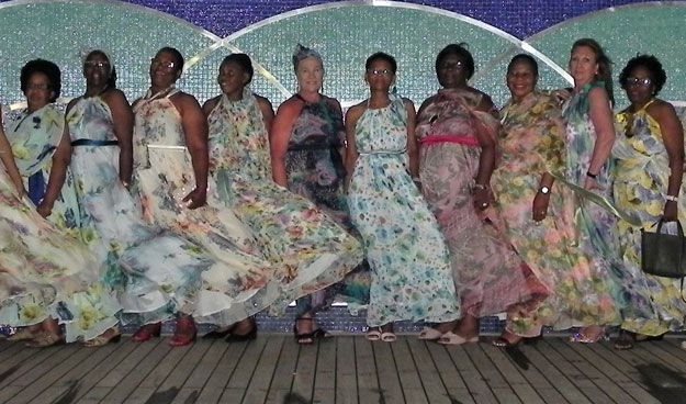 Professor Elain Vlok with Clover Mama Afrikas (Image supplied)