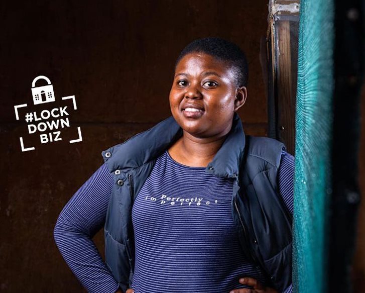 Tebogo Bathebeng, founder of the Montsho Sustainable Project. Image by Mpumelelo Macu © /