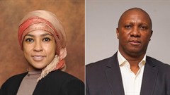 Nazreen Sekao Pandor is an admitted attorney of the High Court of South Africa and a qualified arbitrator. Peter Setou is the chief executive of the Vumelana Advisory Fund (Vumelana).