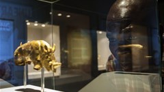 The Mapungubwe Golden Rhino is believed to have been made between 1220 and 1290.
Stefan Heunis/AFP/Getty Images)