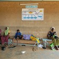 Women and children wait to be treated at a health clinic in northern Burkina Faso. Giles Clarke/UNOCHA via Getty Images