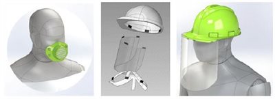 Mpact expands face shield range - adults, kids, hardhat shields and respiratory masks