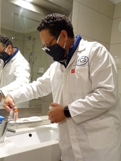 Covid-19 Risk Assessment Survey conducted by FSC's Adrian Carter