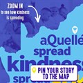 aQuellé Kindness Map plots acts of kindness during lockdown