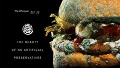 Burger King's &quot;Moldy Burger&quot; campaign.