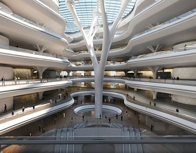 Sberbank Technopark in Russia by Zaha Hadid Architects.