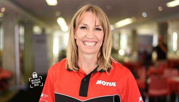 Mercia Jansen, Motul Area Manager for Southern and Eastern Africa