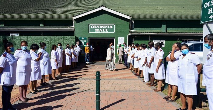 The official opening and handover of a Covid-19 quarantine centre in Pietermaritzburg, South Africa. Darren Stewart/Gallo Images via Getty Images