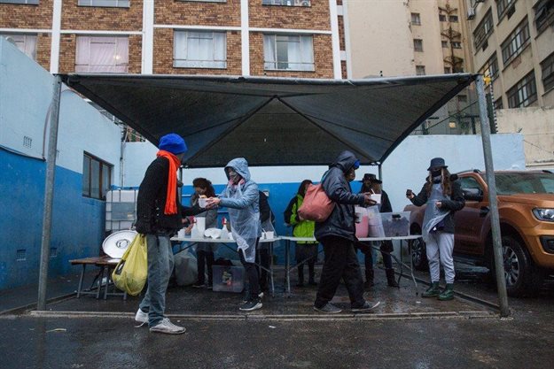 The Ladles soup kitchen at the Hope Exchange was closed during most of the lockdown period, but opened again last week and will be serving every Tuesday and Thursday. Margolite Williams said that she misses the human interaction and spending all her time at the GrandWest warehouse isn’t her scene. “I want to be with the people,” she said.