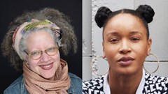 Gail Anderson, chair of BFA Design and BFA Advertising at the School of Visual Arts, New York and Sherina Florence, creative director at Ogilvy.