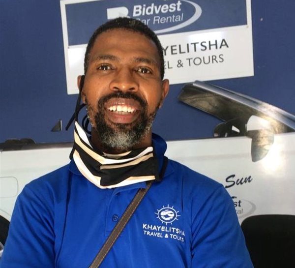 Loyiso Mfuku, founder of Khayelitsha Travel and Tours