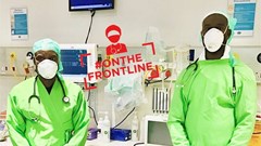 Dr Rhulani Khosa and Dr Peters Mathebula