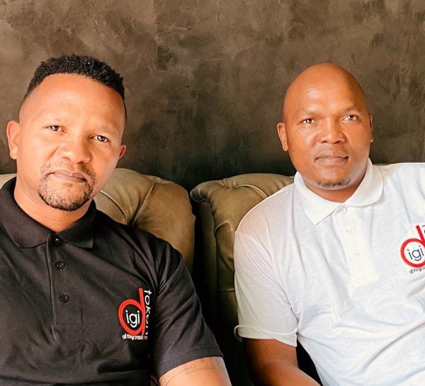 Kagisho Dichabe and Xolisa Vuza, founders of AfriNova Digital