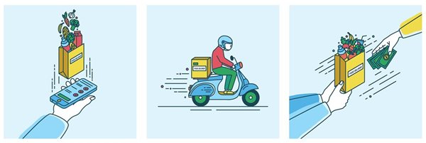 The Covid-driven surge in online grocery shopping