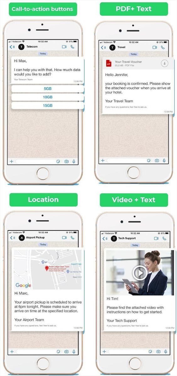 Be the first to use Whatsapp rich media templates!