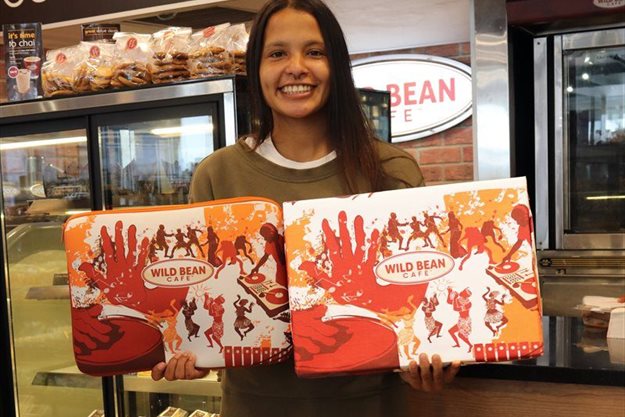 Wild Bean Café Design-A-Cup winner has his future studies secured