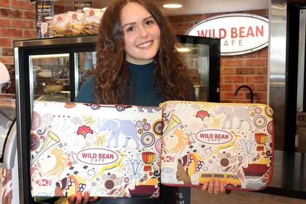 Wild Bean Café Design-A-Cup winner has his future studies secured