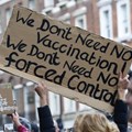The increasingly well-coordinated global anti-vaccine movement has repurposed itself to challenge the very reality of COVID-19. Hasan Esen/Anadolu Agency via Getty Images