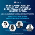 Webinar on brand intelligence trends and insights in telecommunications in South Africa