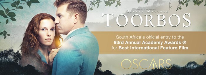 Toorbos selected as South Africa's 2021 Oscar entry