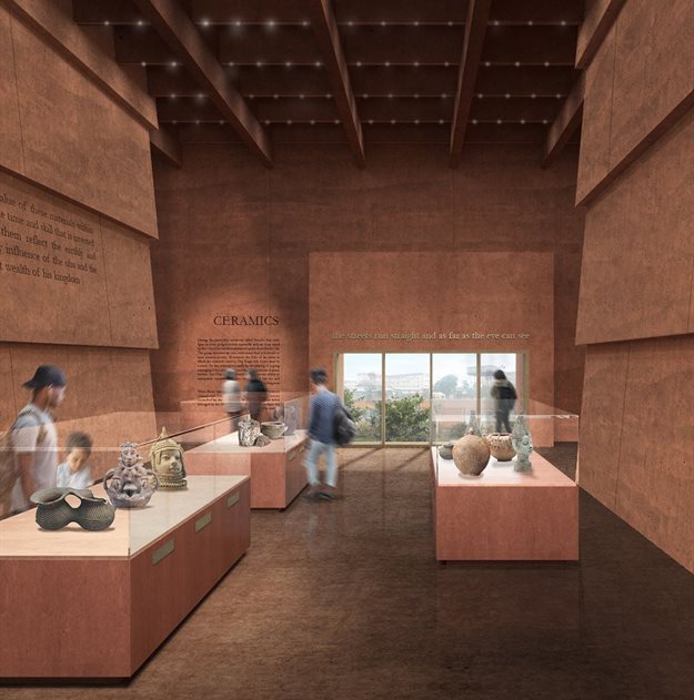 Ceramic gallery. All images courtesy of Adjaye Associates