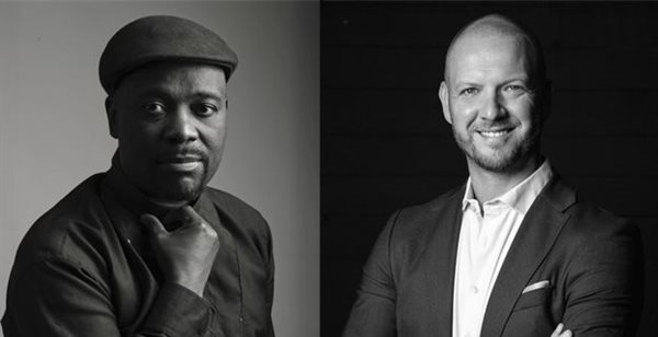 Victor Dlamini and Mike Stopforth