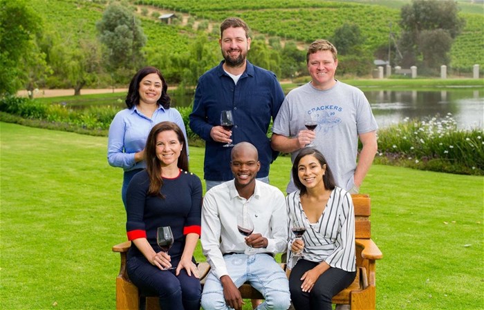 Back from left to right: Terry-Ann Klink, David Sadie, Chris Alheit / Front from left to right: Andrea Mullineux, Anda NltoNtlo and Kaylin Willscott.