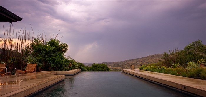 Pool at Valley Lodge, Babanango Game Reserve - © Di Brown