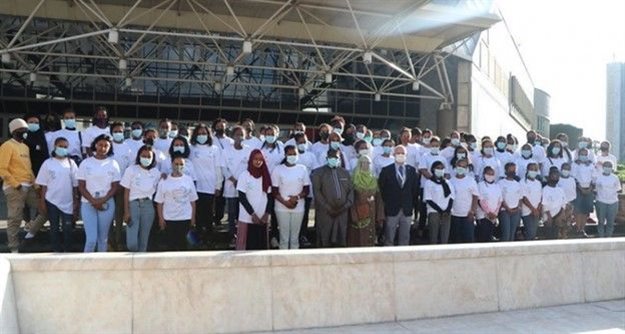 Young girls from around Africa at a 10-day coding boot camp. Photo: UNECA
