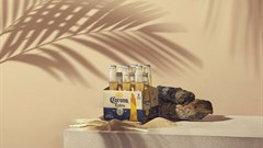 Corona pilots beer packaging made using surplus barley