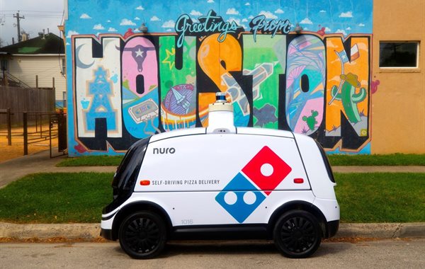 Domino's trials self-driving pizza delivery robot