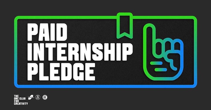 The One Club seeks to tackle unpaid internships