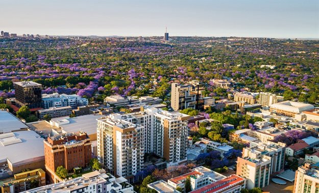 Rosebank, Johannesburg. Image source: