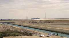 Suez Canal starts dredging work to extend double lane