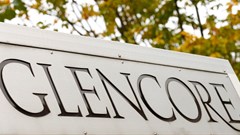 The logo of commodities trader Glencore is pictured in front of the company's headquarters in Baar, Switzerland, September 30, 2015. Reuters/Arnd Wiegmann/File Photo