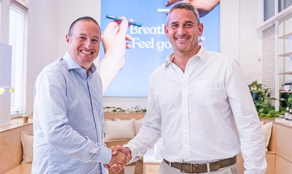 Warren Schewitz of Goodleaf with Jody Aufrichtig of Highlands Investments.