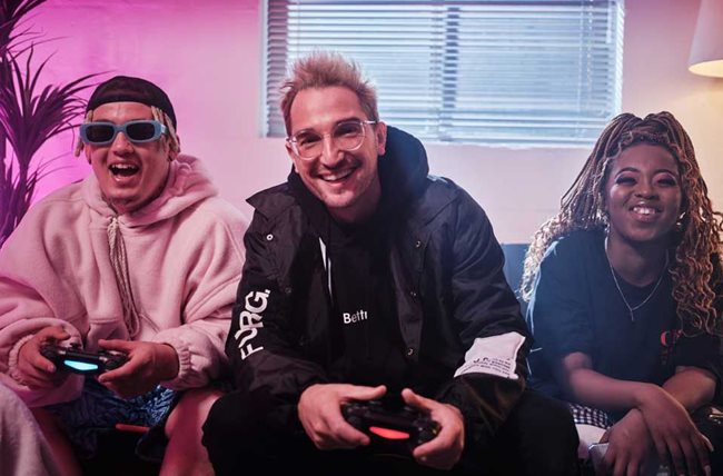 Grant Hinds, head of gaming and co-founder at Bettr.App (centre)