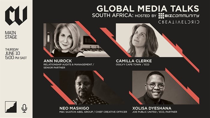 #CreativeWeek2021: Global Media Talks: Neo Mashigo, CCO at M&C Saatchi Group