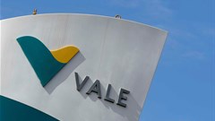 The logo of the Brucutu mine owned by Brazilian mining company Vale SA is seen in Sao Goncalo do Rio Abaixo, Brazil February 4, 2019. Reuters/Washington Alves