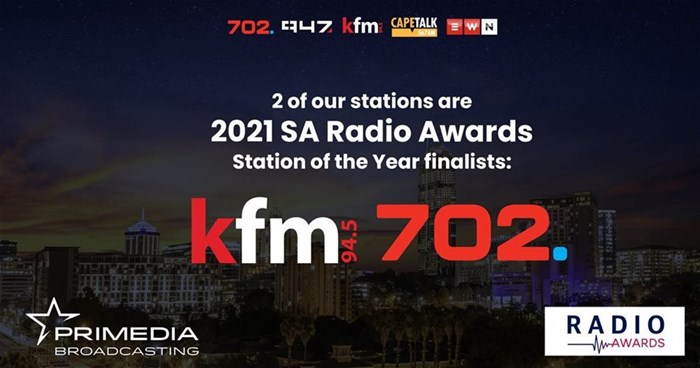 Primedia Broadcasting scoops 2 Station of the Year finalists in 2021 SA Radio Awards