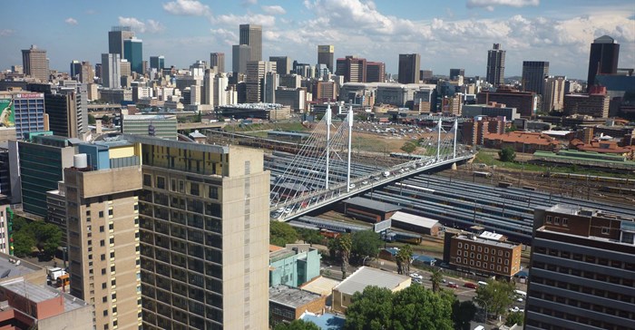 Braamfontein and Johannesburg CBD. Source: ©Evan Bench Wikimedia Commons