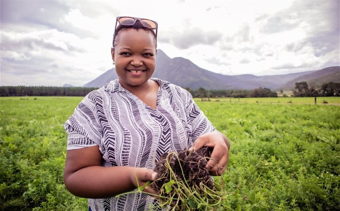 Portia Phohlo, sustainability researcher at Woodlands Dairy