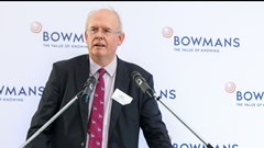 Robert Legh. Bowmans chair and senior partner