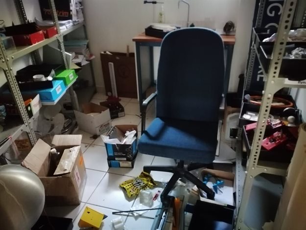 Extensive damage to the Protec Inanda branch