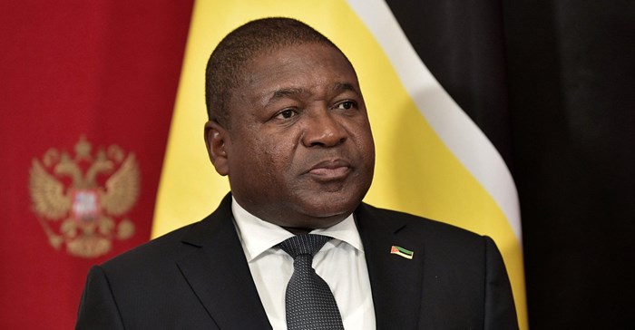 Mozambique's President Filipe Nyusi attends a signing ceremony following the talks with Russia's President Vladimir Putin in Moscow, Russia 22August, 2019. Sputnik/Alexey Nikolsky/Kremlin via Reuters